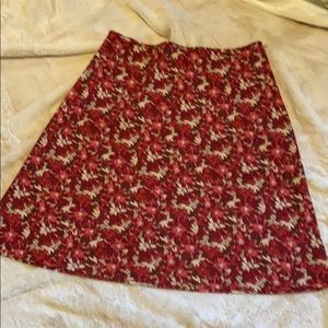 Old Navy faux silk skirt